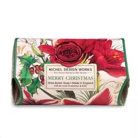 Мыло в бумажной обёртке "С Рождеством" MICHEL DESIGN WORKS 246 г, Великобритания