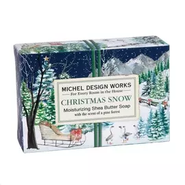 Мыло в подарочной коробке "Новогодний снег" MICHEL DESIGN WORKS 127г Великобритания