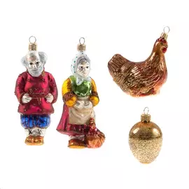 Набор игрушек для елки Irena "Коллекция Традиции" Курочка Ряба Украина