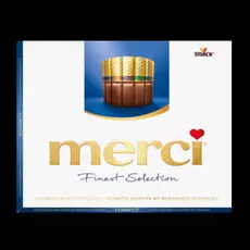 Набор молочных шоколадных конфет Merci 250 г