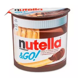 Набор Nutella шоколадная паста с хлебными палочками, 52 г Германия