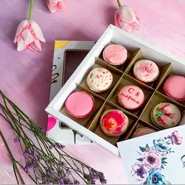 Набор пирожных макарони «Цветочный букет», Mon Bon, 270 г, Россия