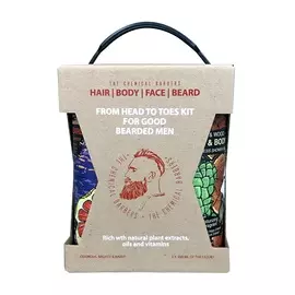 Набор подарочный The Chemical Barbers "С головы до ног" (Гель для умывания для лица и бороды, Гель для тела и волос) Республика Сербия