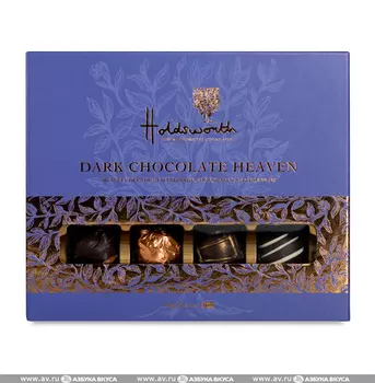 Набор шоколадных конфет ассорти Holdsworth handmade Dark Chocolate 160г Великобритания