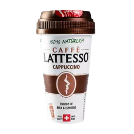 Напиток кофейный Caffe LATTESSO CAPPUCCINO 1,2% с печеньем, 250 мл