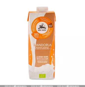 Напиток миндальный Alce Nero БИО (без глютена) 500мл Италия