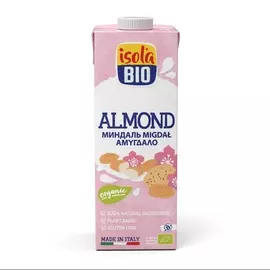 Напиток миндальный с сиропом агавы (без глютена), ISOLA BIO, 1 л, Италия