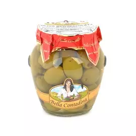 Оливки зеленые без косточки в рассоле Bella Contadina 314 мл, Италия