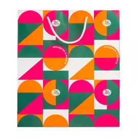 Пакет Праздник внутри "Азбука вкуса" 35 х 40 х 12 см, Россия