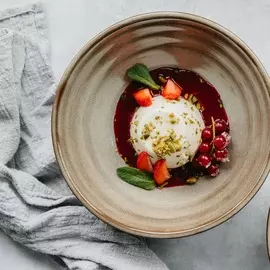 Панакотта с ягодами 170г