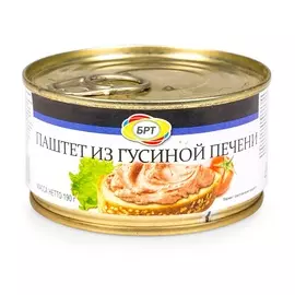 Паштет из гусиной печени, 190 г, Россия