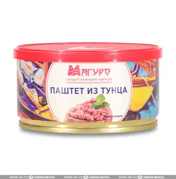 Паштет Магуро из тунца Дальпромрыба 185г жесть с ключом Россия