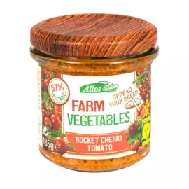 Паштет овощной Allos с рукколой и томатами черри Allos GmbH 135г Германия