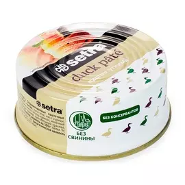 Паштет утиный, Setra, 100 г, Республика Сербия