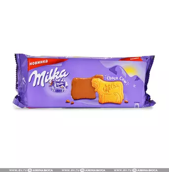 Печенье «Milka глазированное с шоколадом», 200 г