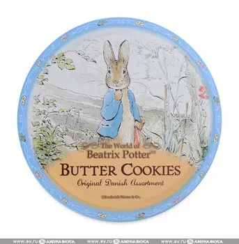 Печенье "Сливочное" ассорти Beatrix Potter 454 г, Дания