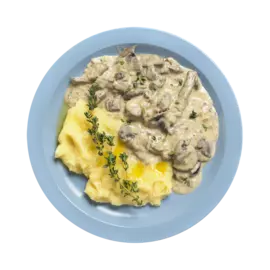 Печень по-строгановски с картофельным пюре, «Уже Готово», 350 г