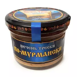 Печень трески натуральная по-мурмански "Вояджер" 240 г, Россия