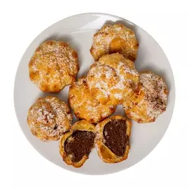 Пирожное "Профитроли" с шоколадным кремом от шеф-кондитера АВ