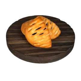 Пирожок с черникой постный от шеф-пекаря, 65 г