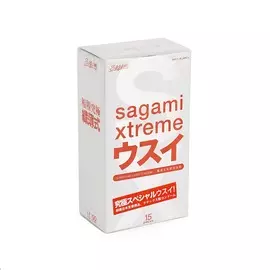 Презервативы Sagami Xtreme ультратонкие, 15 шт Япония