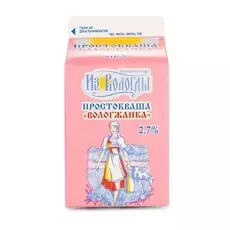 Простокваша Вологжанка 2,7% 470г Россия, БЗМЖ