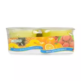 Пудинг фруктовый COCON Дыня медовая-Ананас 2х118г Малайзия