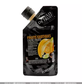Пюре экзотическое фруктовое охлажденное 250г Франция