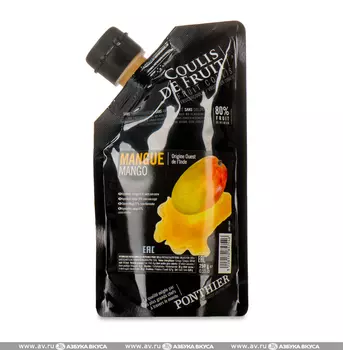 Пюре манго охлажденное 250г дойпак Ponthier Франция