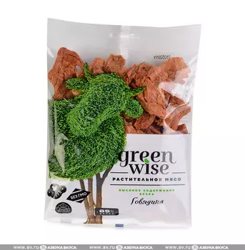 Растительное мясо Greenwise вкус Говядина 150г Россия