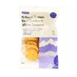 Рисовые крекеры UFEELGOOD с белым кунжутом 75г Япония