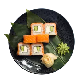 Ролл с лососем и творожным сыром "Филадельфия" «Уже Готово», 6 шт.