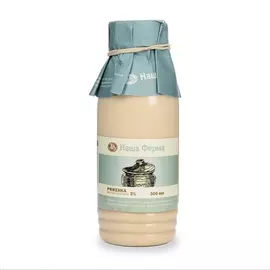 Ряженка 3% от Валерия Сыроватского, «Наша Ферма», 300 мл, Тульская область, БЗМЖ