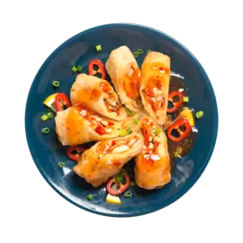 Рулетики с курицей и овощами 3 шт в наборе, 180 г Уже Готово Россия