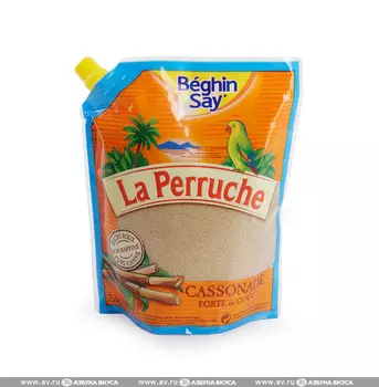 Сахарный песок тростниковый Beghin Say La Perruche 750 г, Франция