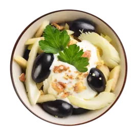 Салат «Блю Чиз» с яблоком, сельдереем и виноградом, «Уже Готово», 170 г, Россия