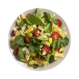Салат-боул с пастой фузилли, стеблем сельдерея и миндальными лепестками, «Уже Готово», 210 г
