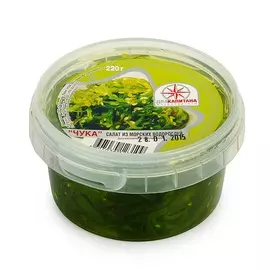 Салат "Два капитана" из морских водорослей 220г Россия