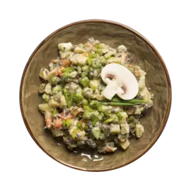 Салат "Оливье" с жареными грибами "Считаем калории" 220 г, Россия