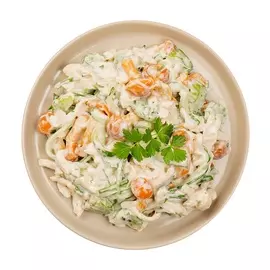 Салат с грибами, сельдереем и курицей, «Уже Готово», 200 г, Россия