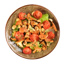 Салат с помидорами и лисичками "Уже Готово" 145 г, Россия