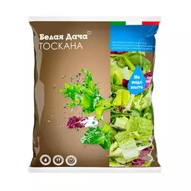 Салатная смесь "Тоскана" (корн, романо, радичио, фриссе)