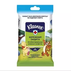 Салфетки влажные Kleenex Дисней антибактериальные 10 шт Южная Корея