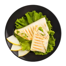 Сэндвич-ролл с индейкой на пшеничной лепешке с кремом из тыквы, «Считаем калории», 185 г, Россия