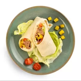 Сэндвич-ролл с тунцом на пшеничной лепешке, «Считаем калории», 190 г