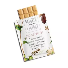 Шоколад белый Nature's Own Factory с гречишным чаем 20 г Россия
