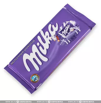 Шоколад Milka молочный 100 г Россия