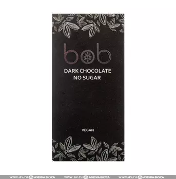 Шоколад темный BOB Низкоуглеводный 50г Россия