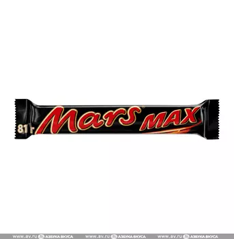 Шоколадный батончик Mars Max 81г