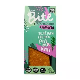 Слайсы хрустящие Take a Bite из зелёной гречки с томатами и розмарином без глютена от Елены Шифриной, 100 г, Москва